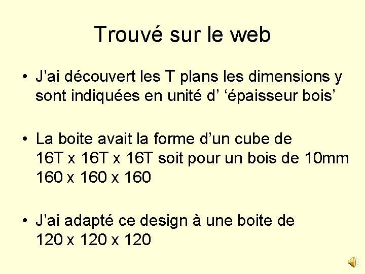 Trouvé sur le web • J’ai découvert les T plans les dimensions y sont