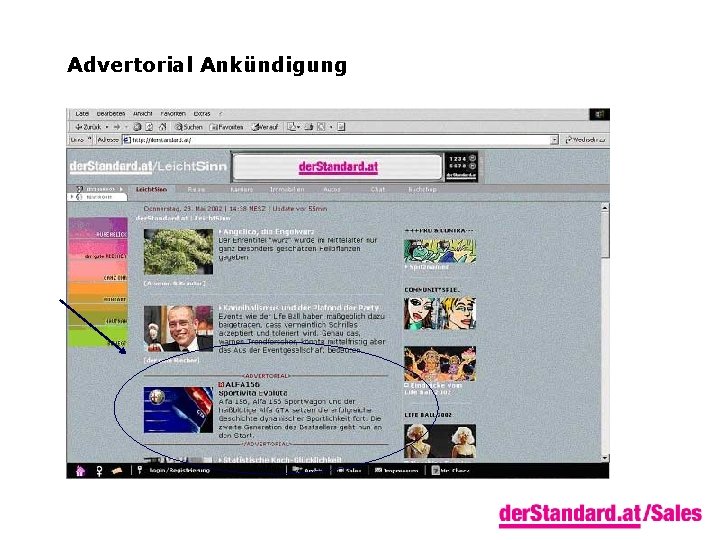 Advertorial Ankündigung 
