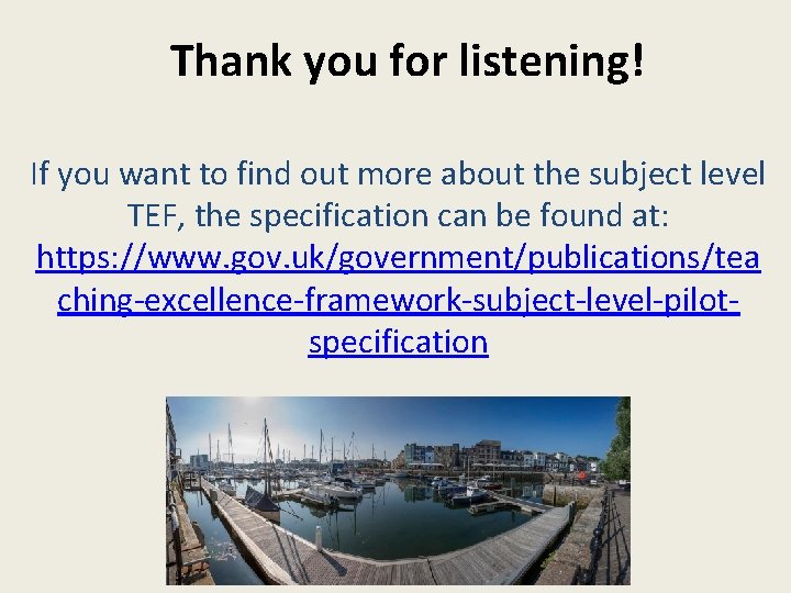 Thank you for listening! If you want to find out more about the subject