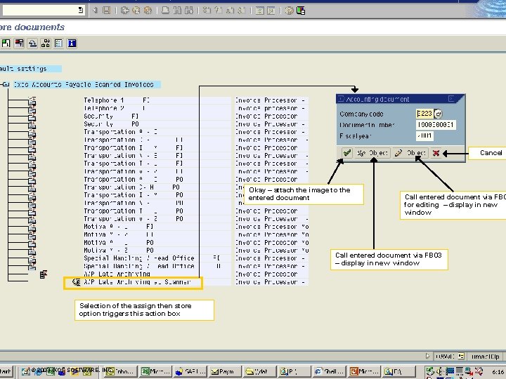 Imagining the Possibilities Cancel Okay – attach the image to the entered document Call