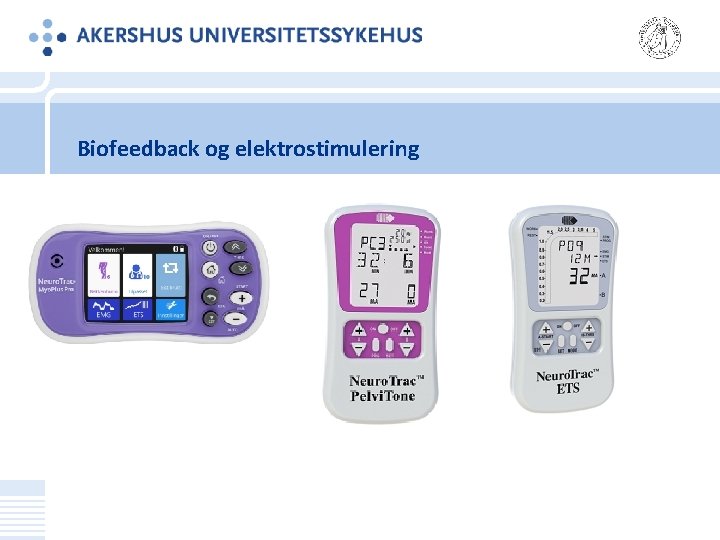  Biofeedback og elektrostimulering 