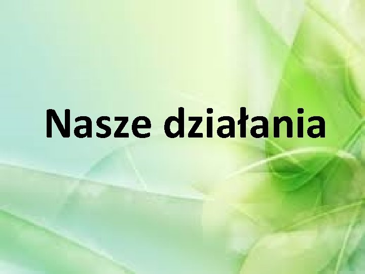 Nasze działania 