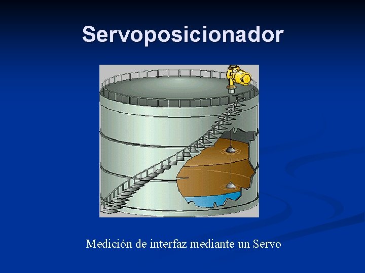 Servoposicionador Medición de interfaz mediante un Servo 