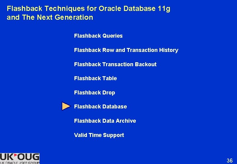 Flashback Techniques for Oracle Database 11 g and The Next Generation Flashback Queries Flashback Flashback Techniques for Oracle Database 11 g and The Next Generation Flashback Queries Flashback