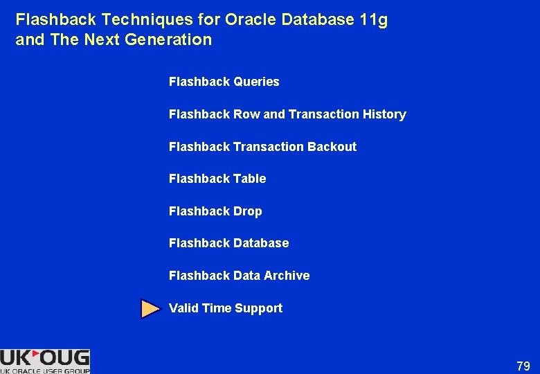 Flashback Techniques for Oracle Database 11 g and The Next Generation Flashback Queries Flashback Flashback Techniques for Oracle Database 11 g and The Next Generation Flashback Queries Flashback