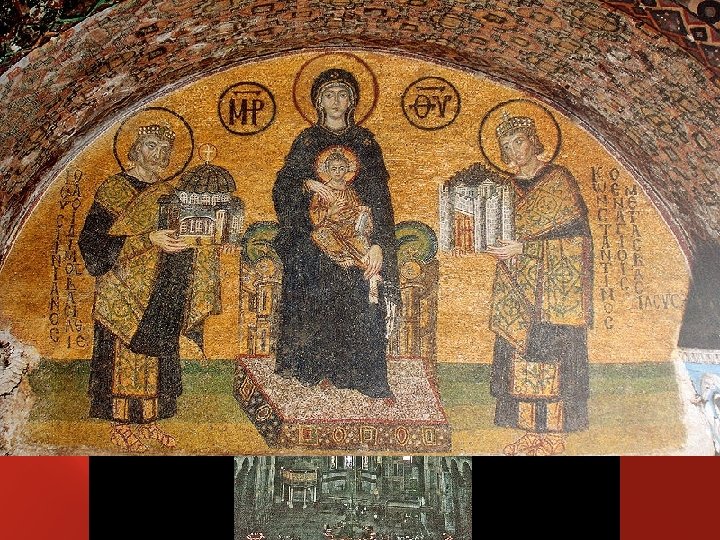 HAGIA SOPHIA The Hagia Sophia was a Byzantine _____ DOMED church. It contained many HAGIA SOPHIA The Hagia Sophia was a Byzantine _____ DOMED church. It contained many