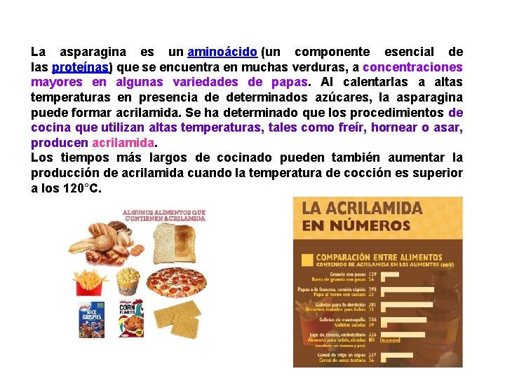 La asparagina es un aminoácido (un componente esencial de las proteínas) que se encuentra