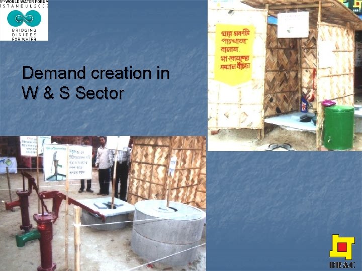 Demand creation in W & S Sector 