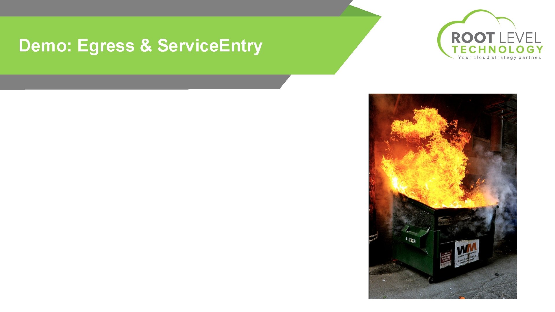 Demo: Egress & Service. Entry 