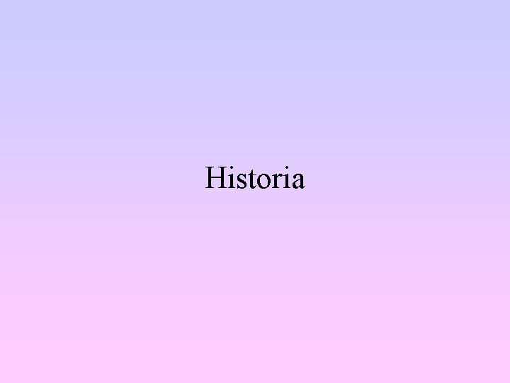 Historia 