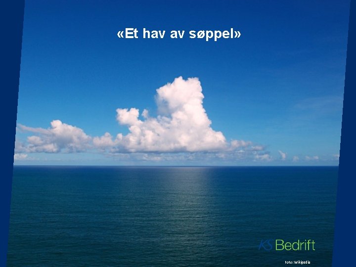  «Et hav av søppel» Foto: Wikipedia 