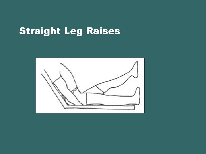 Straight Leg Raises 