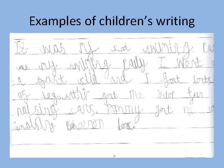 Handwriting Presentation Wednesday 1 St November 2017 Handwriting