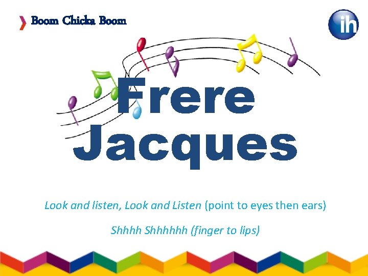 Boom Chicka Boom Frere Jacques Look and listen, Look and Listen (point to eyes