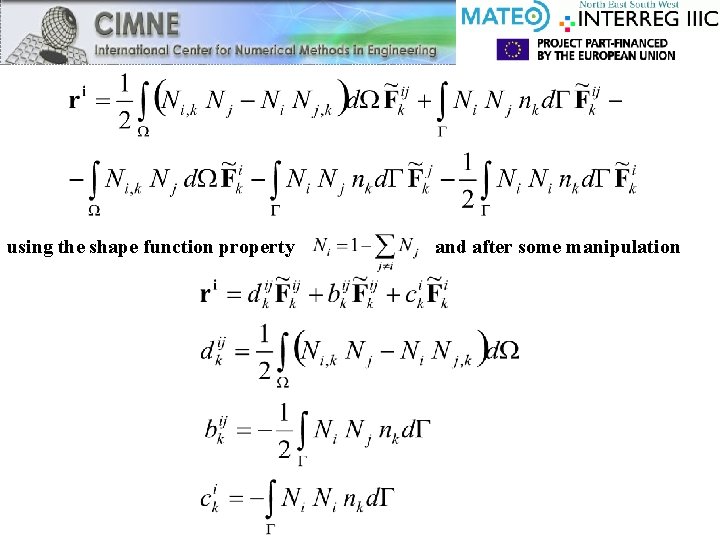 using the shape function property and after some manipulation 