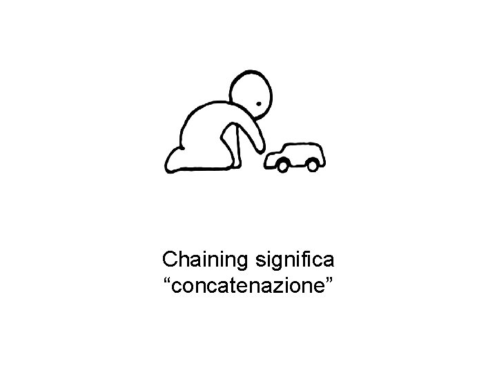 Chaining significa “concatenazione” 