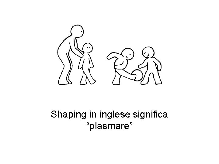 Shaping in inglese significa “plasmare” 