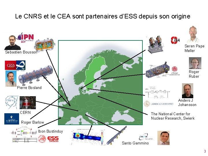 Le CNRS et le CEA sont partenaires d’ESS depuis son origine Søren Pape Møller