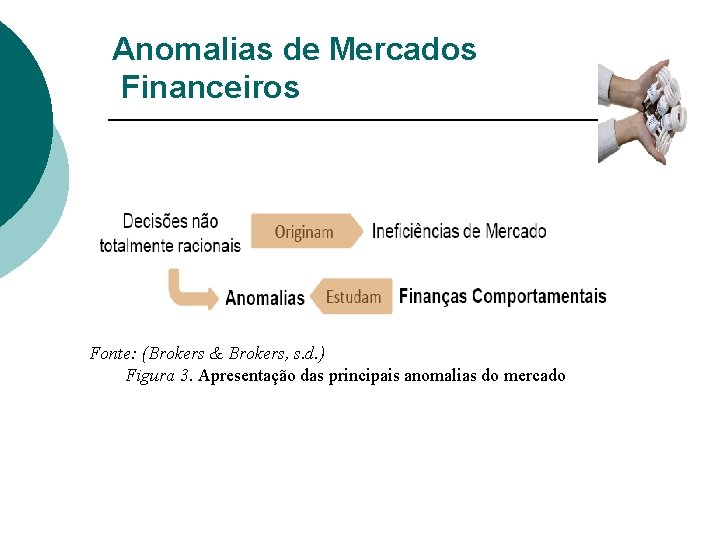 Anomalias de Mercados Financeiros Fonte: (Brokers & Brokers, s. d. ) Figura 3. Apresentação