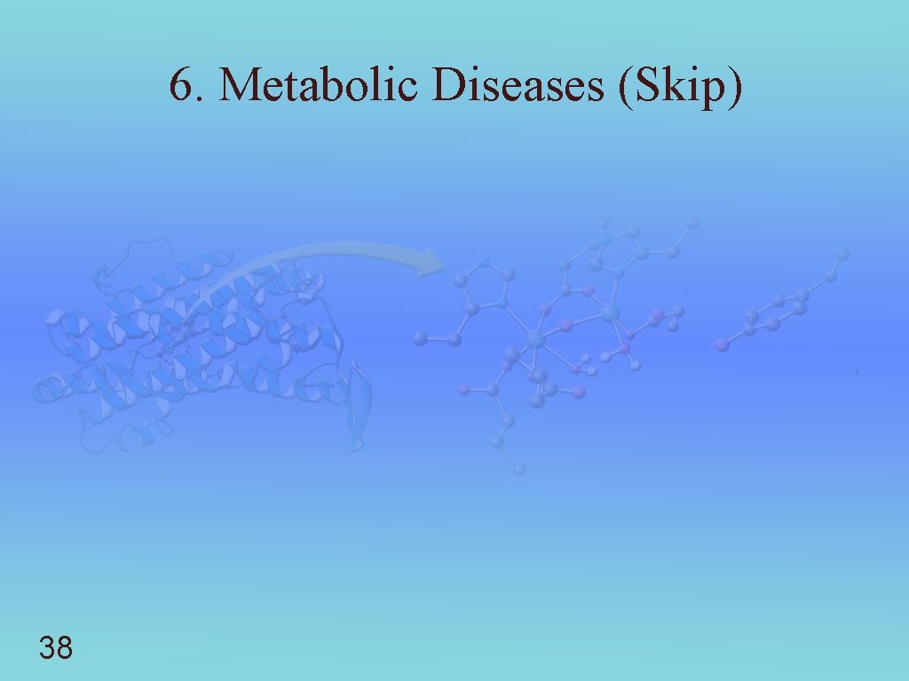 6. Metabolic Diseases (Skip) 38 
