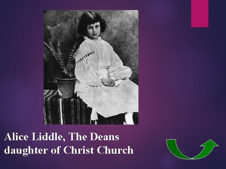 Alice Liddle, The Deans daughter of Christ Church 