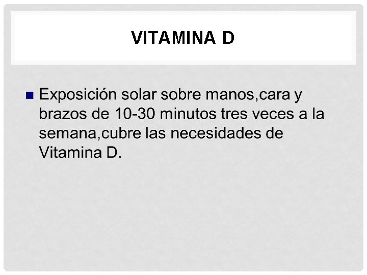 VITAMINA D 