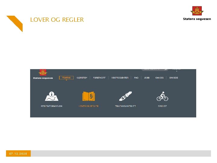 LOVER OG REGLER 07. 12. 2020 
