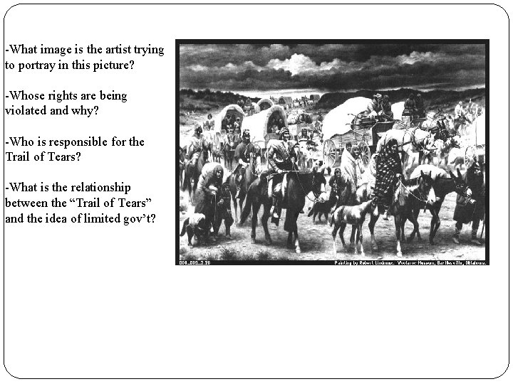 -What image is the artist trying to portray in this picture? -Whose rights are