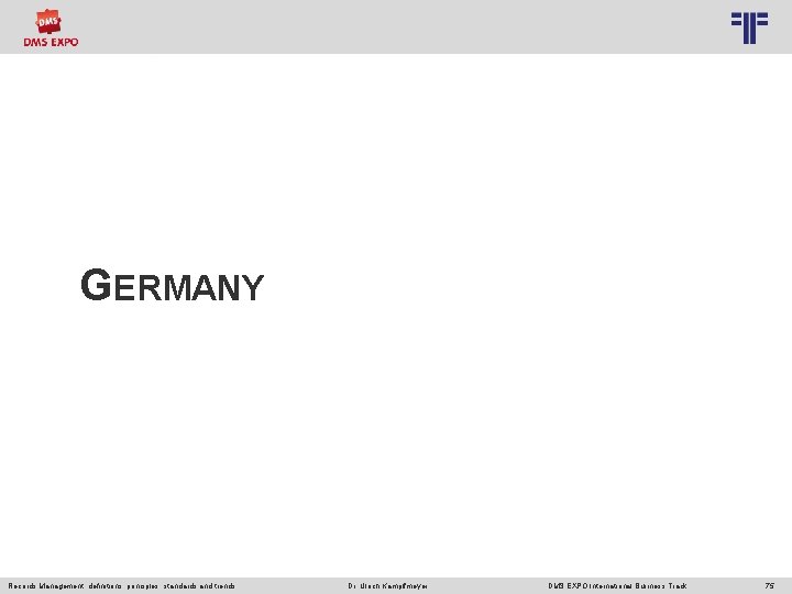 © PROJECT CONSULT Unternehmensberatung Dr. Ulrich Kampffmeyer Gmb. H 2011 / Autorenrecht: <Vorname Nachname>