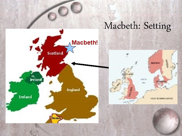 Macbeth: Setting Macbeth! 
