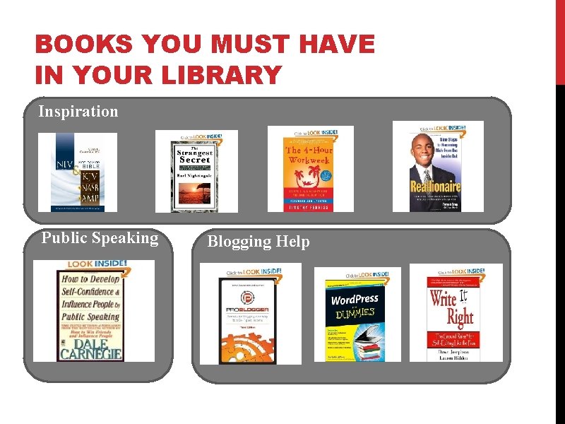 BOOKS YOU MUST HAVE IN YOUR LIBRARY Inspiration Public Speaking Blogging Help 
