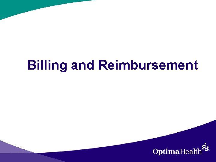 Billing and Reimbursement 