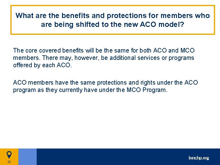 What are the benefits and protections for members who are being shifted to the