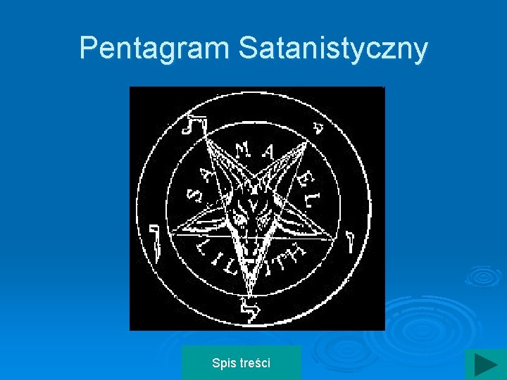 Pentagram Satanistyczny Spis treści 