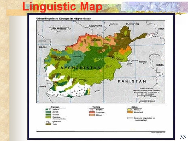 Linguistic Map 33 