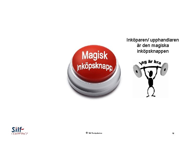 Inköparen/ upphandlaren är den magiska inköpsknappen Silf Competence 19 