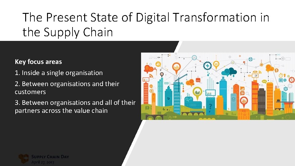 The Present State of Digital Transformation in the Supply Chain Key focus areas 1.