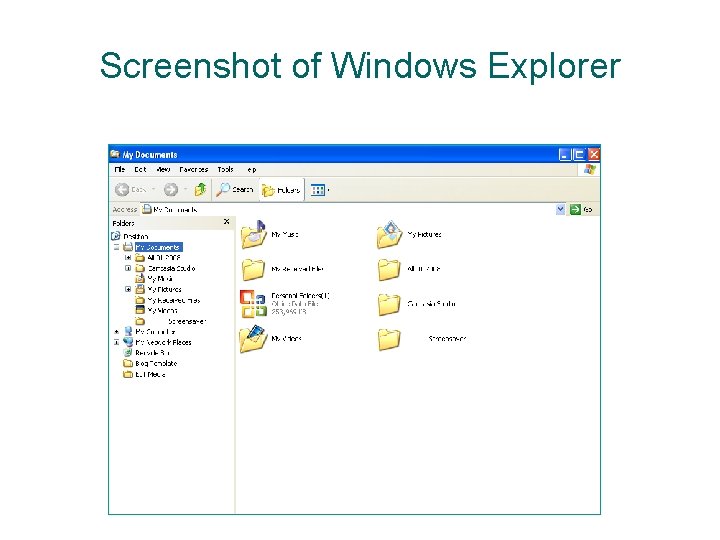Screenshot of Windows Explorer 