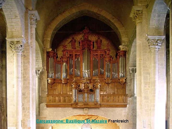 Carcassonne: Basilique St-Nazaire Frankreich 