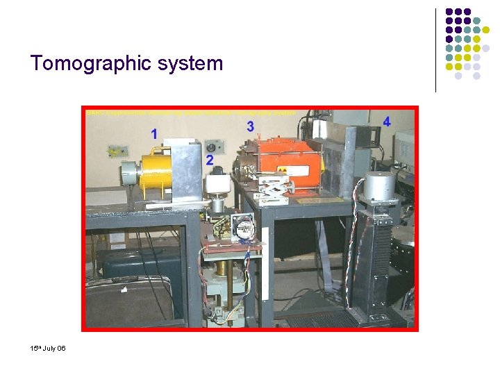 Tomographic system 15 th July 06 