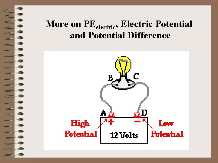 More on PEelectric, Electric Potential and Potential Difference 