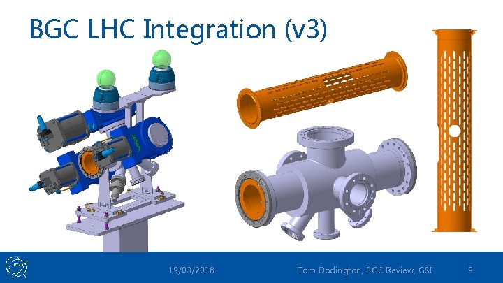 BGC LHC Integration (v 3) 19/03/2018 Tom Dodington, BGC Review, GSI 9 