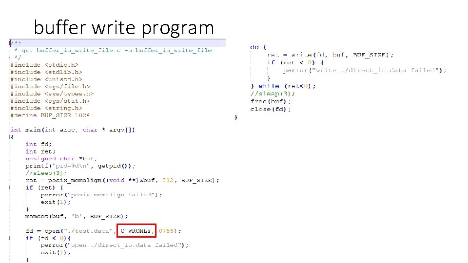 buffer write program 
