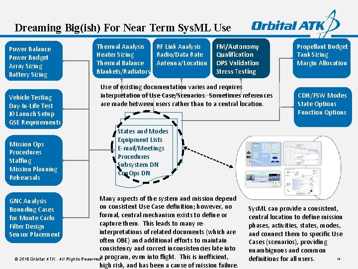 Dreaming Big(ish) For Near Term Sys. ML Use Power Balance Power Budget Array Sizing