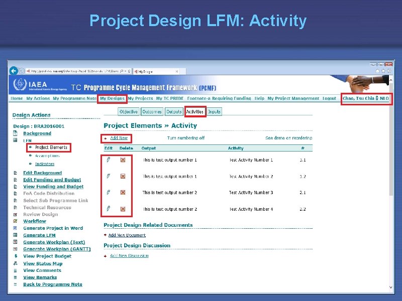 Project Design LFM: Activity 