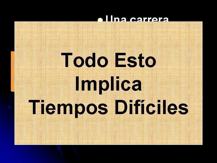 l Una carrera espiritual (; Hebreos 12: 1 -4; 1 Corintios 9: 24 -27)