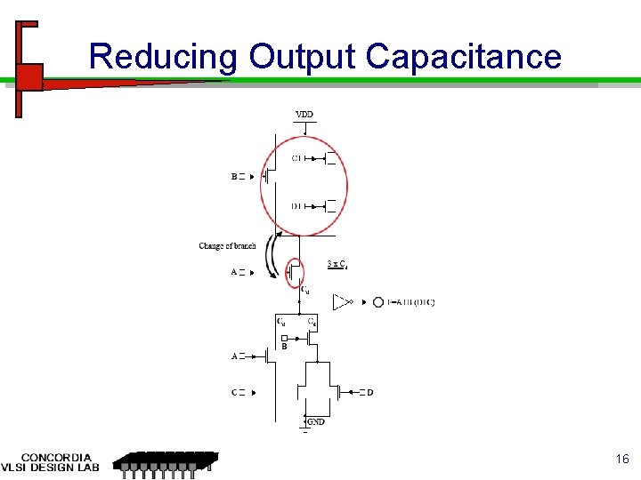 Reducing Output Capacitance 16 Reducing Output Capacitance 16
