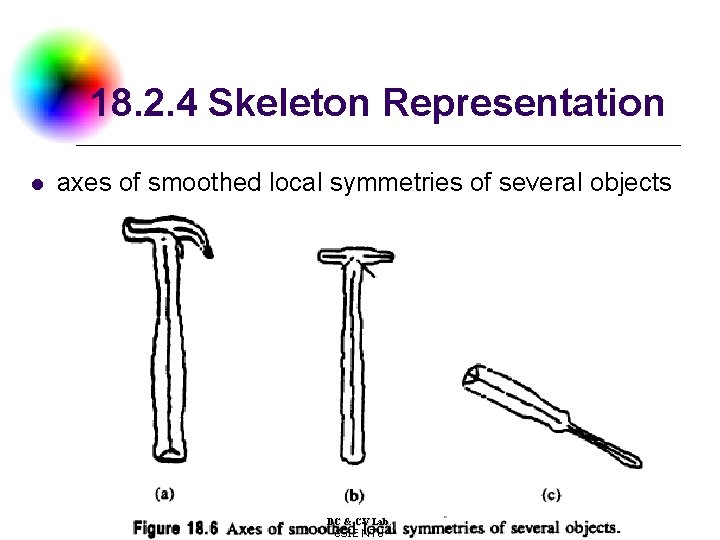 18. 2. 4 Skeleton Representation l axes of smoothed local symmetries of several objects