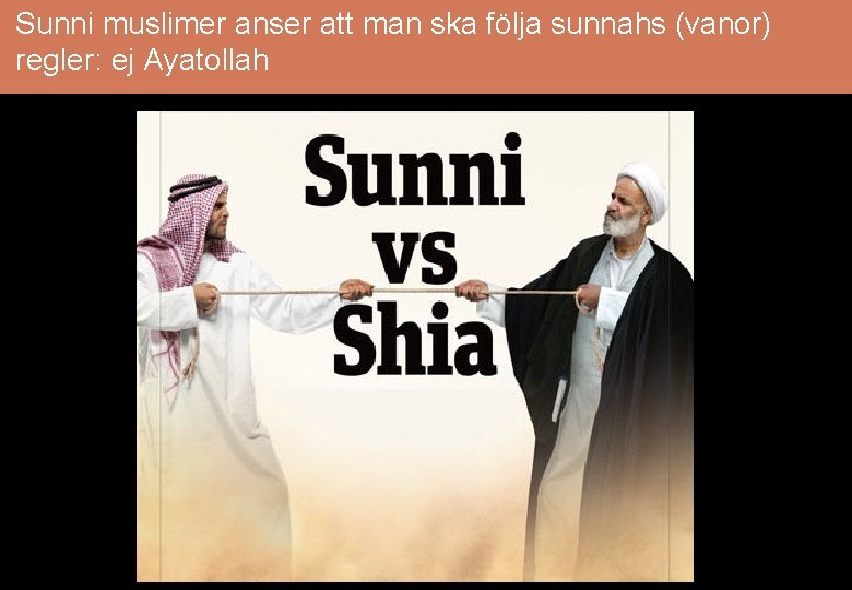 Shia (grupp, sekt) muslimer anser att man ska utse någon i Sunni muslimer anser