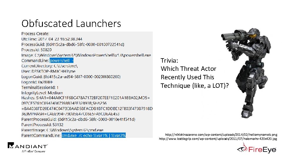 Obfuscated Launchers Trivia: Which Threat Actor Recently Used This Technique (like, a LOT)? http: